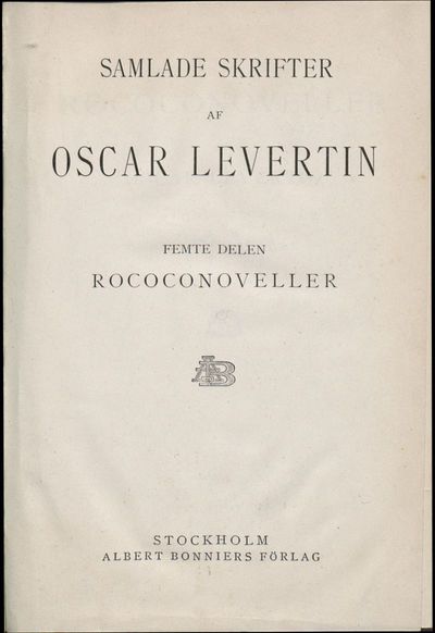 5: Rococonoveller