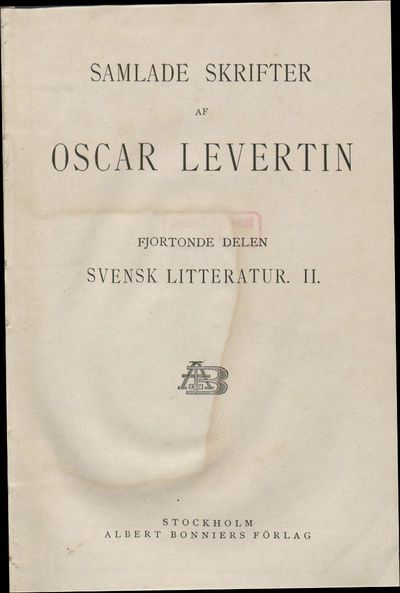 14: Svensk litteratur. 2.