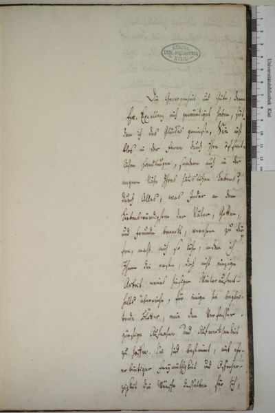 1: Bittschrift von Carl Friedrich Cramer an Andreas Peter Bernstorff