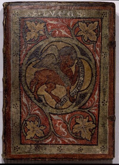 Linz, AT-OOeLB, Hs.-448: Thomas von Aquin, Catena aurea in Lucam; 14. Jh.