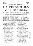 Famous comedy La presummida y la hermosa