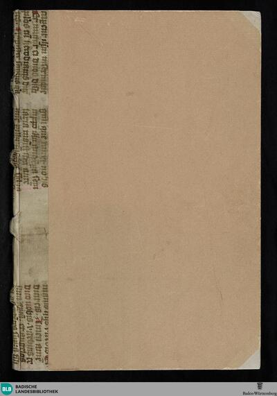 Jacobus de Theramo, ‚Belial’, dt. - Cod. Donaueschingen B III 7