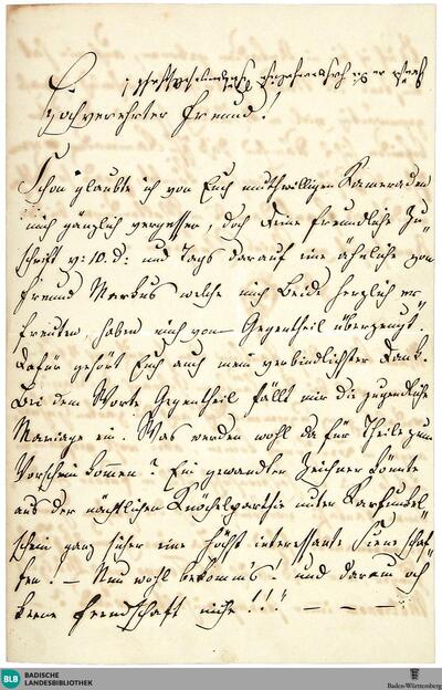 Brief von Johann Wenzel Kalliwoda an Ludwig Kirsner vom 16.03.1855 - K 3170, K, 15