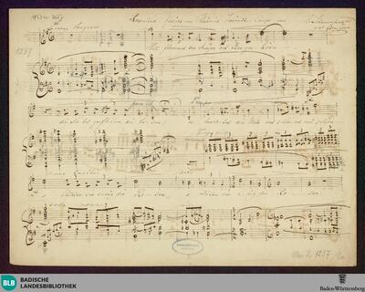 Rosenlied - Mus. Hs. 1237 : V, pf; G
