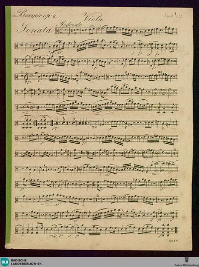 Sonate pour guitarre, flute et alto : oeuvre 8