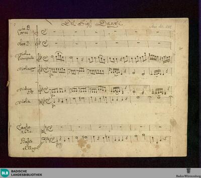 Frei von Qual und bangem Leiden - Don Mus.Ms. 300 : S, vl, orch; B|b; PecD 210