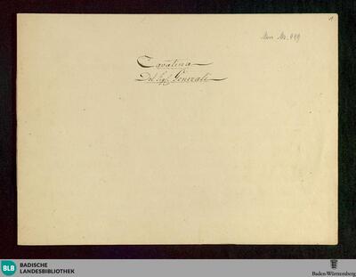 Adelina. Excerpts - Don Mus.Ms. 489 : V, orch