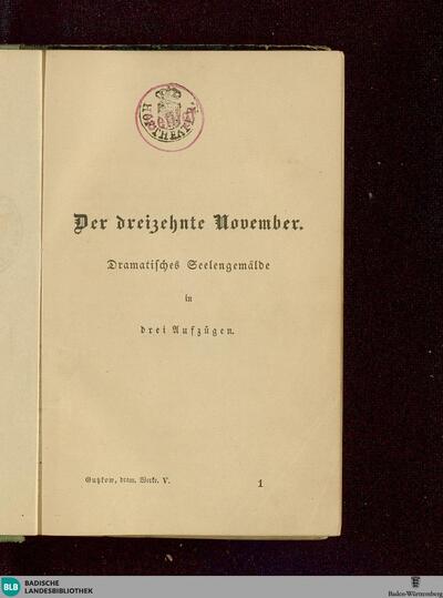 5: Der dreizehnte November. Uriel Acosta