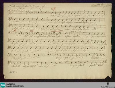 Le Pré aux clercs. Excerpts - Don Mus.Ms. 747 : V (3), orch