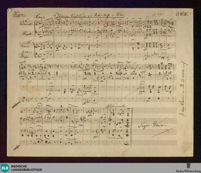 Masses - Don Mus.Ms. 971 : Coro, orch; F; StrK WoO 6.03a