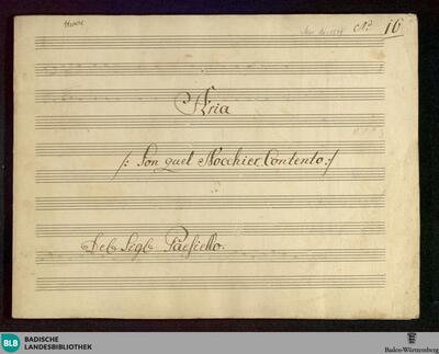Andromeda. Excerpts - Don Mus.Ms. 1519 : S, orch; RobP 1.40/23