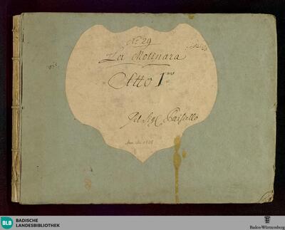 L' Amor contrastato. Arr - Don Mus.Ms. 1520 : V (X), cemb; RobP 1.76