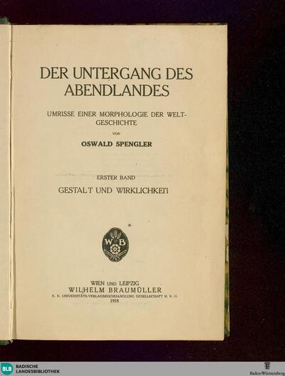 1: Gestalt und Wirklichkeit