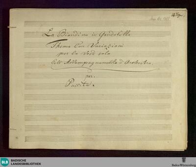 Variations - Don Mus.Ms. 1611 : V, orch; F