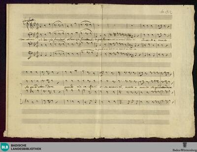 Palmira regina di Persia. Excerpts - Don Mus.Ms. 1712 : V (4); AngS 135