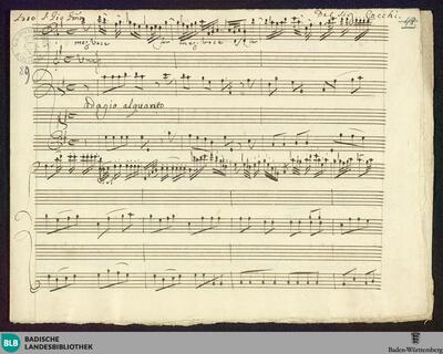 Siroe. Excerpts - Mus. Hs. 89 : S, vl (2), vla, b