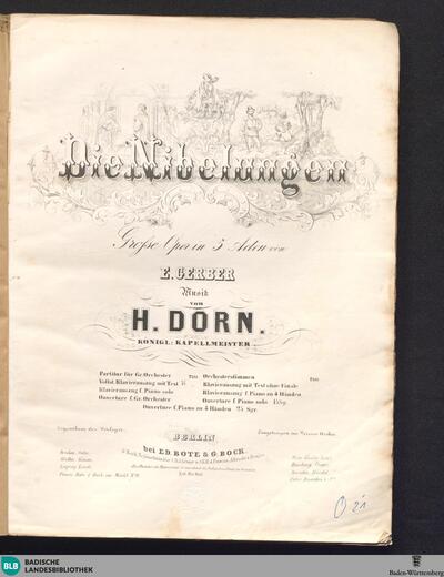 Die Nibelungen : grosse Oper in 5 Acten