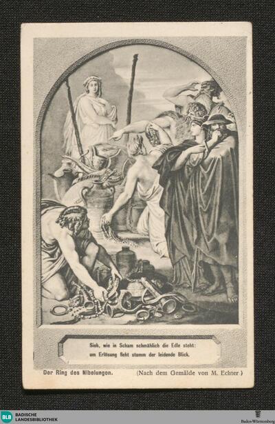 [4]: Der Ring des Nibelungen. Rheingold Szene 5: Sieh, wie in Scham schmählich die Edle steht: um Erlösung fleht stumm der leidende Blick