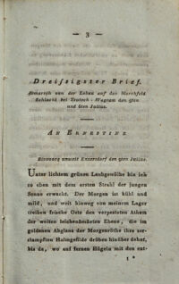 Reise mit Der Armee im Jahre 1809. [Johann Jakob Otto August Rühle von Lilienstern]. Dritter Theil. Mit einem Titelkupfer
