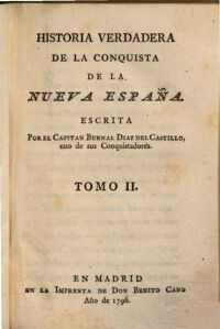 Historia verdadera de la conquista de la Nueva Espana. 2