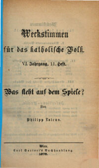 Was steht auf dem Spiele?. von Philipp Laicus
