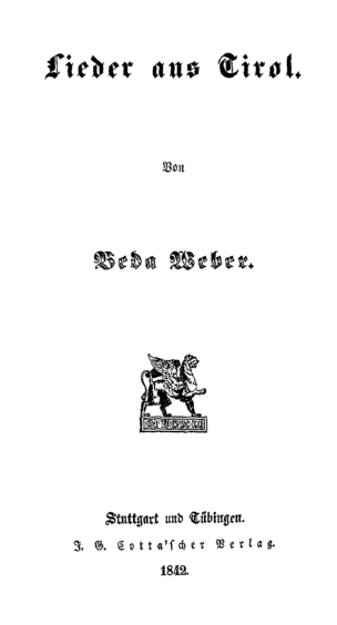 Lieder aus Tirol