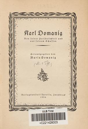 Karl Domanig