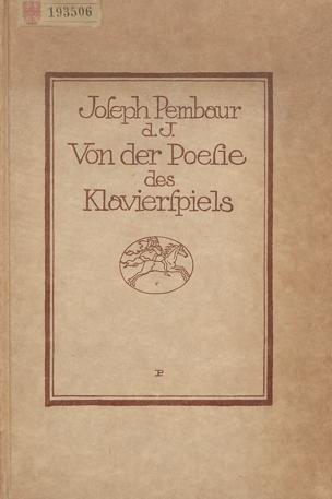 Von der Poesie des Klavierspiels