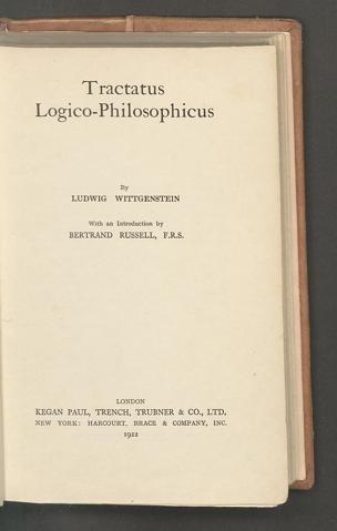 Tractatus logico-philosophicus
