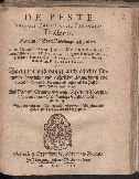 De Peste aureoli Theophrasti Paracelsi Tractatus, so er an die Statt Störtzingen geschrieben cum Commentariis Jobi Kornthaueri [...] Darinnen und damit auch etlicher für nemmer innerlicher und eusserlicher Kranckheiten und Schäden Cura [...]