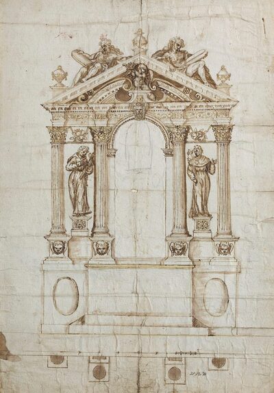 Entwurf für einen Altar