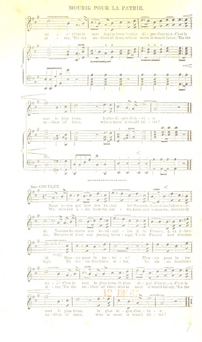 music from "The French Revolution of 1848; its causes, actors, events and influences. [With illustrations.]".