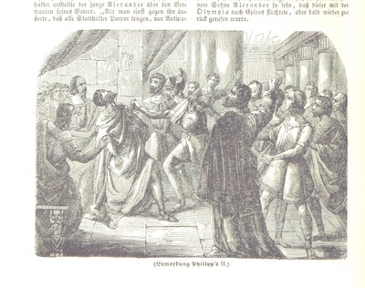 Philip II of Macedon from "Illustrirte Weltgeschichte: ein Buch für's Volk ... Mit Tabellen und Karten".