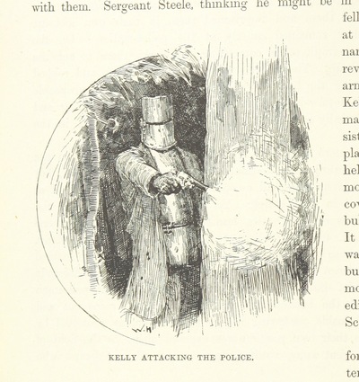 Ned Kelly from "Cassell's Picturesque Australasia. Edited by E. E. M. With ... illustrations".