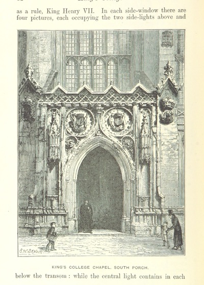 Cambridge University from "A Concise Guide to the Town and University of Cambridge. In four walks. [With illustrations and a map.]".