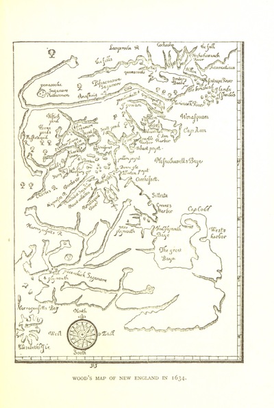 map from "The Pilgrim Republic; an historical review of the Colony of New Plymouth, with sketches of the rise of other New England Settlements, etc".