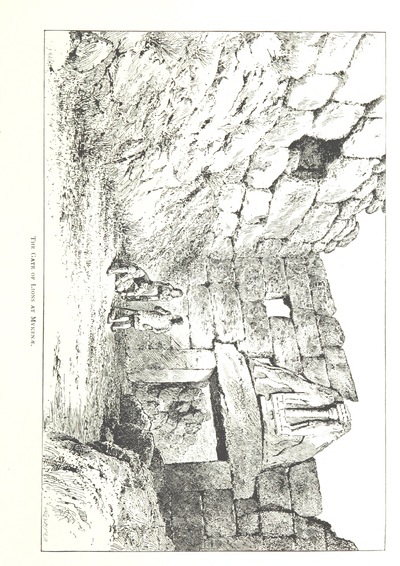 Lion Gate from "Greek Pictures, drawn with pen and pencil".