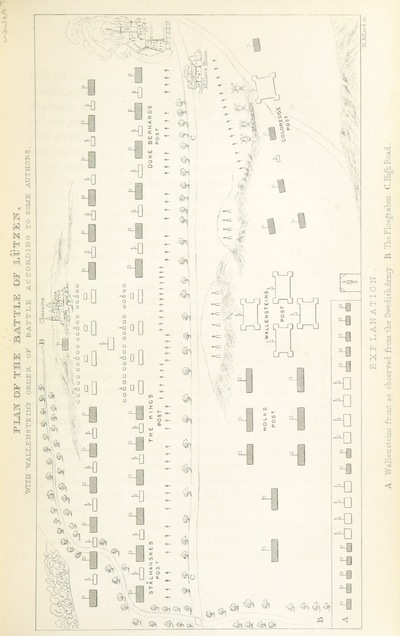 map from "The History of Gustavus Adolphus and of the Thirty Years' War, up to the King's death: with some account of its conclusion by the Peace of Westphalia, anno 1648 ... Illustrated with plans, etc".