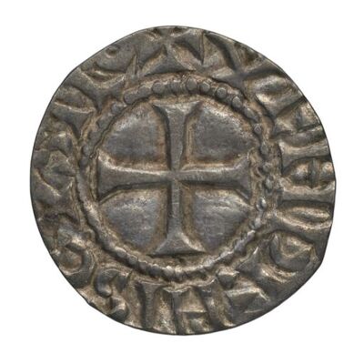 [Monnaie : Trésor de Fécamp, Bouchard Le Vénérable (958-1012), denier, Vendôme]