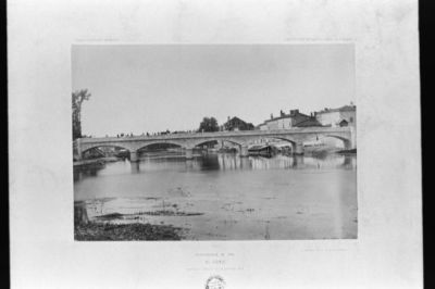 Reconstruction du pont de Jarnac / J. Maury, photogr.