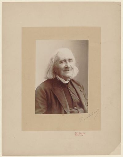 Franz Liszt / photographie de P. Nadar