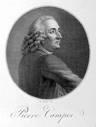 Portrait of P. Camper by B. Roger.