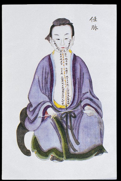 Renmai (the Director Vessel), C17/18 Chinese book art