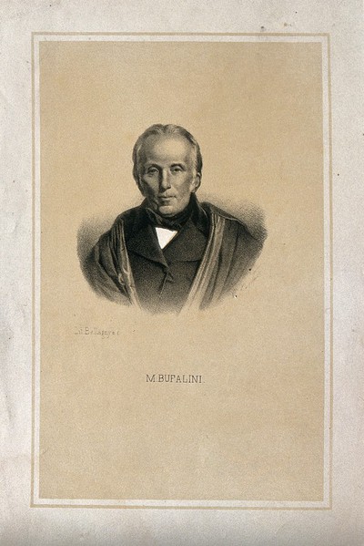 Maurizio Bufalini. Lithograph.