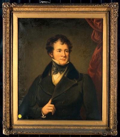 Richard Anthony Stafford (1801-1854), FRCS, surgeon to the Marylebone Dispensary. Oil painting by William Salter.