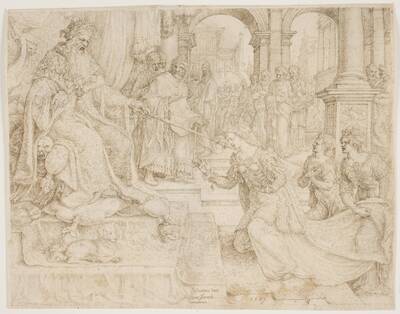 Esther before Ahasuerus