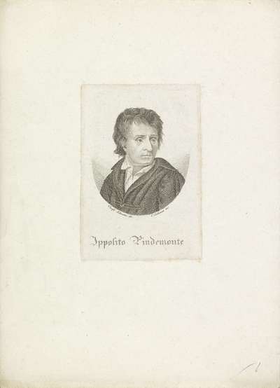 Portret van dichter Ippolito Pindemonte