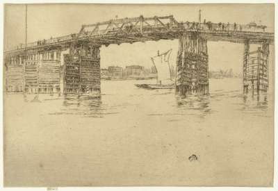 Old Battersea bridge