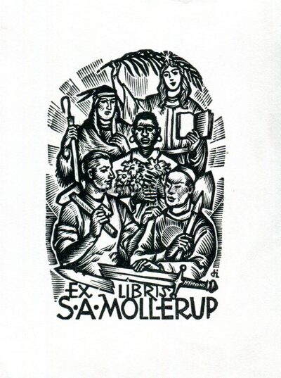 Ex libris S.A. Mollerup