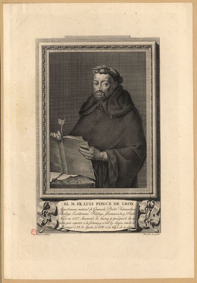 El M. Fr. Luis Ponce de Leon...
